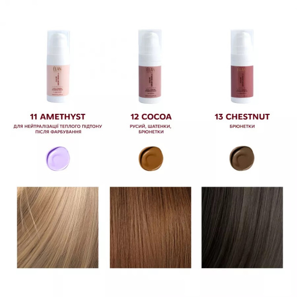 Тонирующая маска для бровей 2-в-1 ELAN COLOR BROW MASK 2.0, 10 мл, 11 AMETHYST