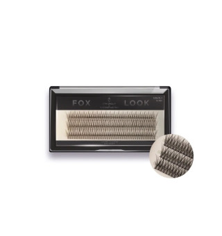 Накладные ресницы пучковые CTR Fox Look 12D, 0.10 - 13 mm