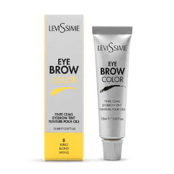 Краска для бровей LeviSsime Eye Brow Color №8 Блонд, 15 мл (серая упаковка)