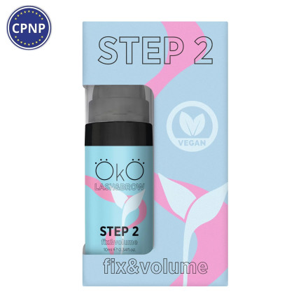 Средство для ламинирования ресниц и бровей OKO STEP 2 FIX and VOLUME, 10 мл