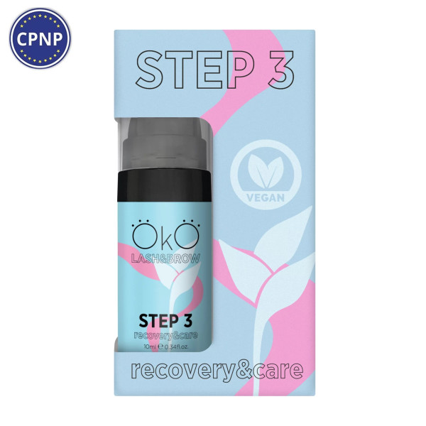Composition for laminating eyelashes and eyebrows OKO STEP 3 CARE and RECOVERY, 10 ml