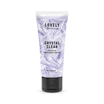 Пилинг-скатка Lovely brows Crystal clear для бровей и лица