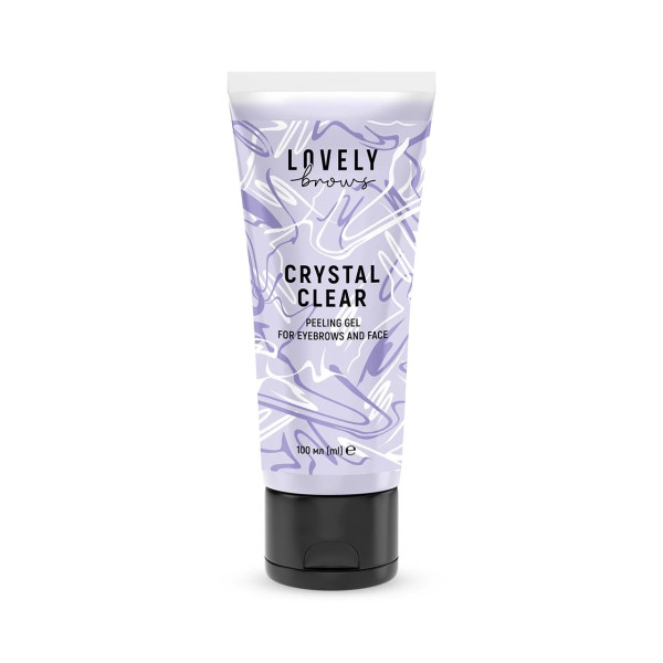 Пилинг-скатка Lovely brows Crystal clear для бровей и лица