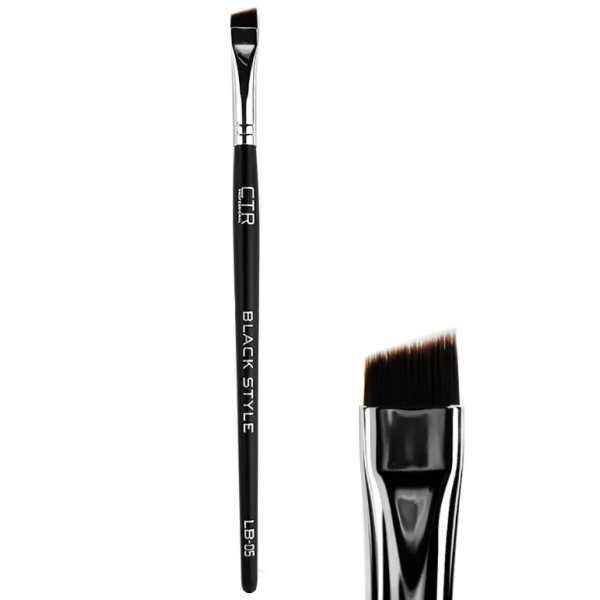 Szeroki pędzel do brwi CTR Black Style LB-05