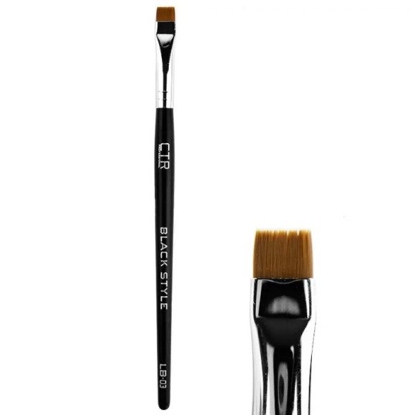 Wide eyebrow brush CTR Black Style LB-03