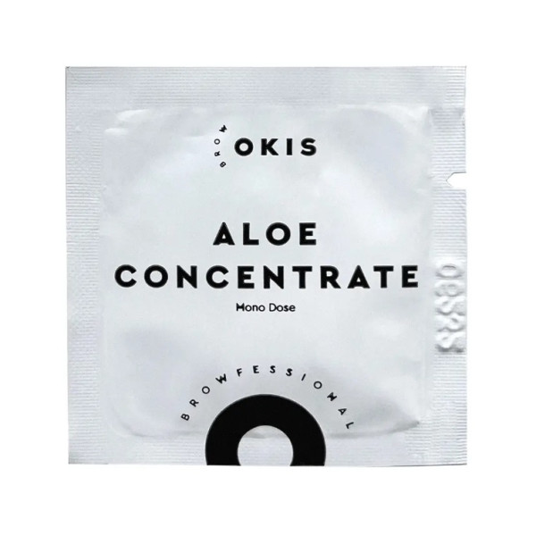 Aloe concentrate for deep moisturising of eyebrows and eyelashes Okis Brow, 1 ml (sachet)