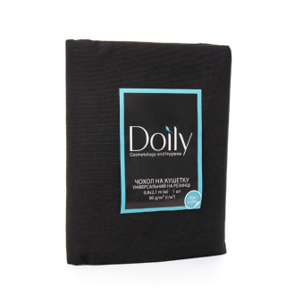 Couch cover Doily 0.8x2.1 m (1 pc/pack) made of spunbond 80 g/m2, black