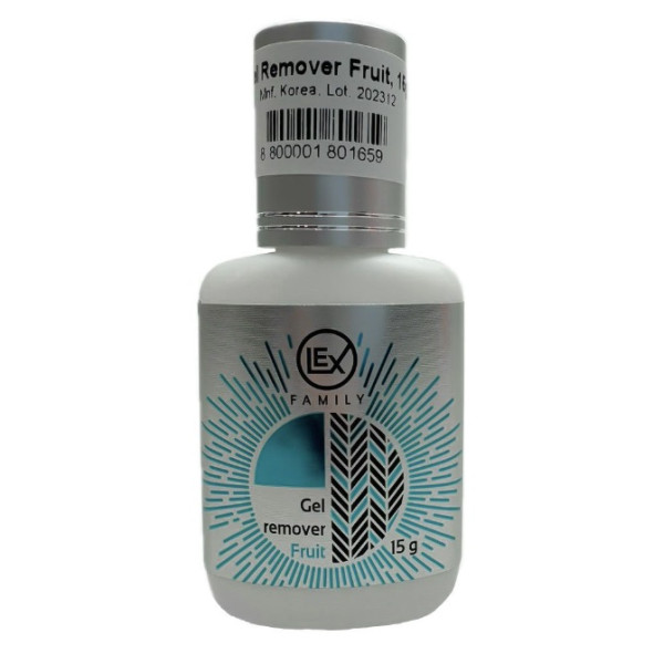 LEX Gel Remover fruit eyelash remover, 15 g