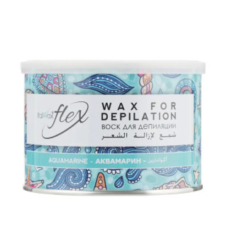 Wax in a jar Italwax FLEX - Aquamarine, 400 g