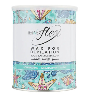 Wax in a jar Italwax FLEX - Aquamarine, 800 g