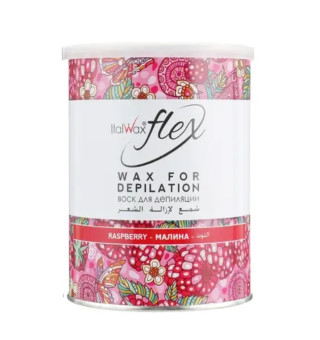 Italwax FLEX Raspberry wax in a jar, 800 g