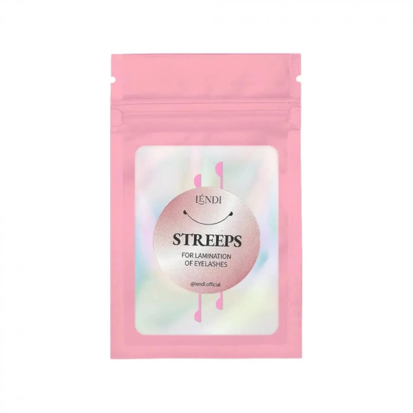 Laminating strips (pink)