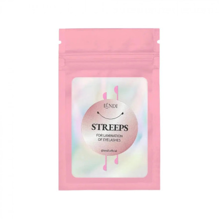 Laminating strips (pink)