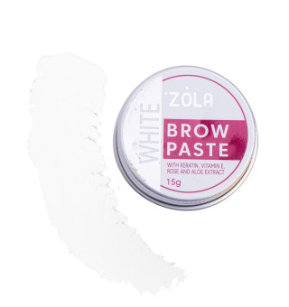 Pasta do konturowania brwi ZOLA (biała), 15 g