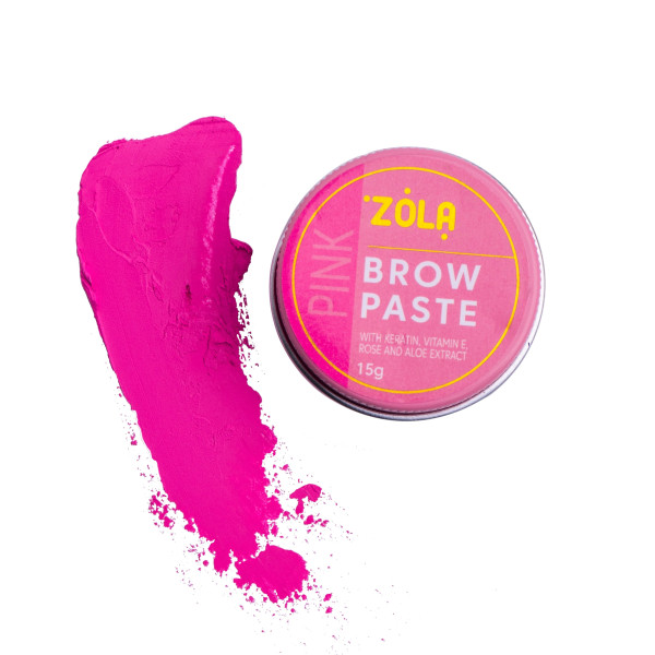 Eyebrow contouring paste ZOLA (pink), 15 g