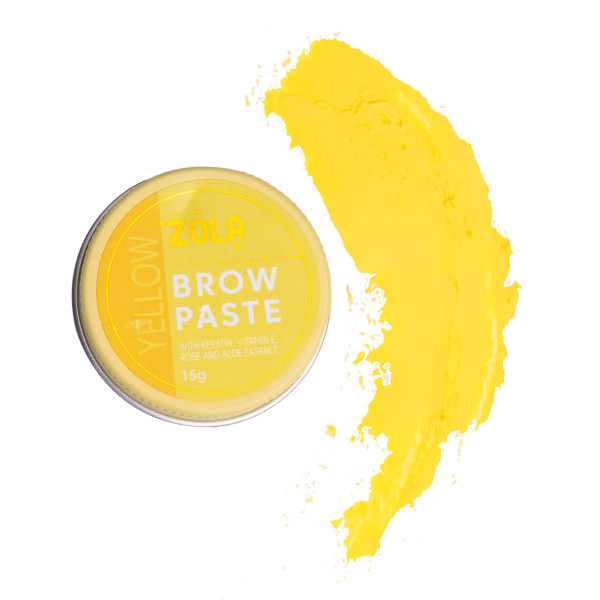 Eyebrow contouring paste ZOLA (yellow), 15 g