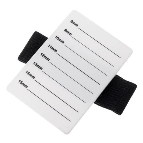 Eyeshadow pad for the hand with an elastic band for 8 lines (7-14 mm)