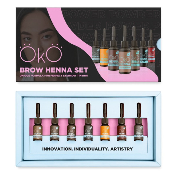 Набор хны для бровей OKO Power Powder, 5 г
