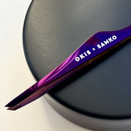 Classic tweezers OKIS Easy Tweezy Okis x Samko, purple