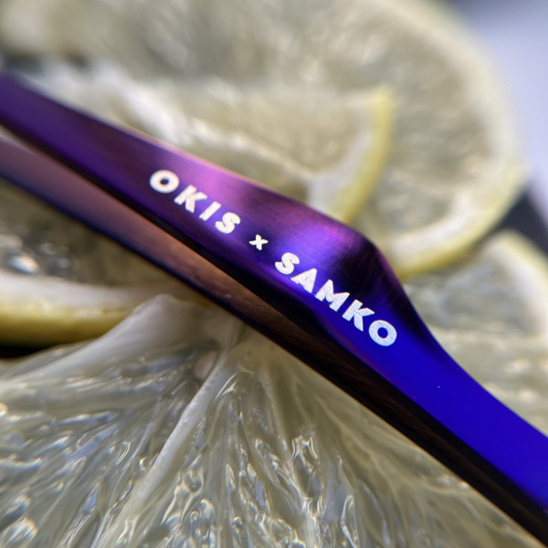 Classic tweezers OKIS Easy Tweezy Okis x Samko, purple