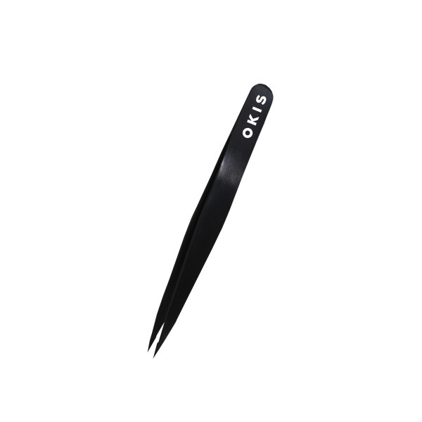 OKIS eyebrow tweezers for thinning with a point