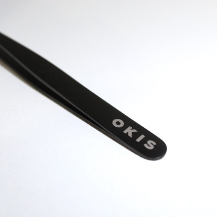 OKIS eyebrow tweezers for thinning with a point