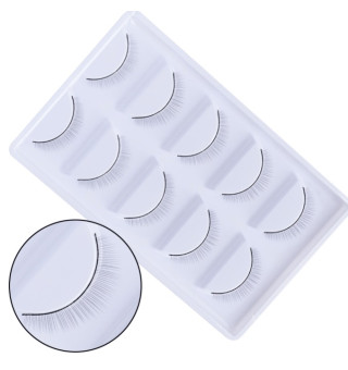 False eyelashes for training mannequin, 5 pairs