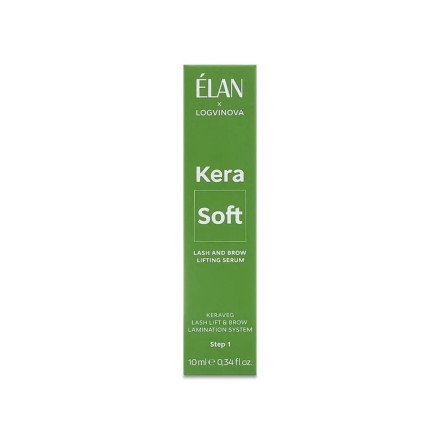 Серум-лифтинг для ресниц и бровей ELAN KeraSoft №1, 10 мл