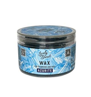Wosk w granulkach do brwi i twarzy Lovely Brows niebieski (Azurite), 100 g