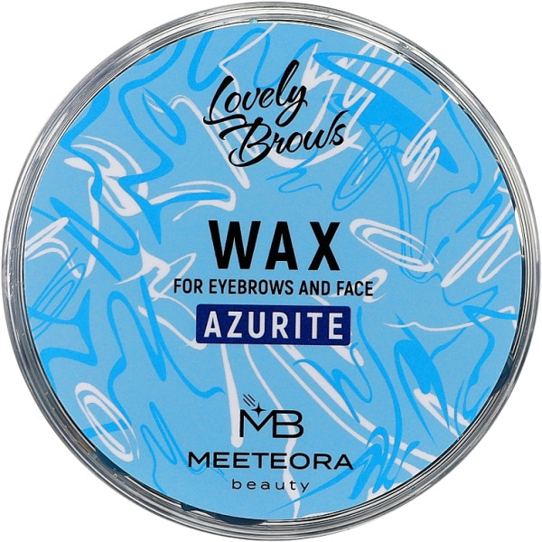 Віск в гранулах для брів і обличчя Lovely Brows блакитний (Azurite), 100 г