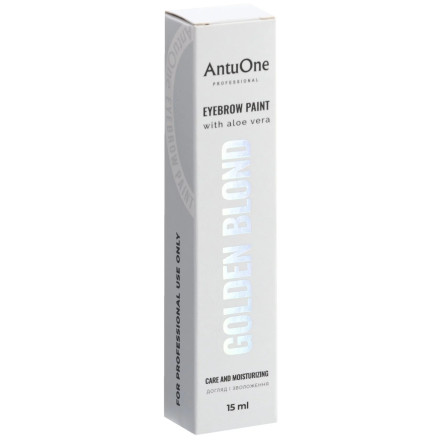 Farba do brwi z aloesem AntuOne Golden Blond, 15 ml