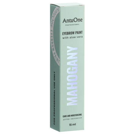 Eyebrow tint with Aloe Vera AntuOne Mahogany, 15 ml