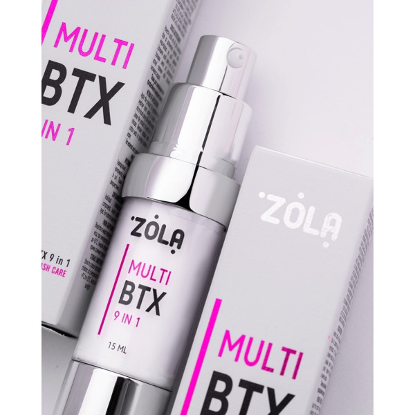 Многофункциональное премиальное средство для бровей и ресниц ZOLA MULTI-TREATMENT BTX 9в1