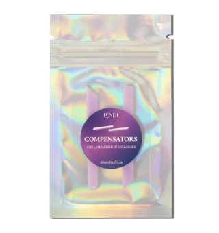 Lendi compensators (purple with pink glitter)