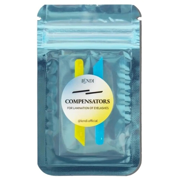 Lendi compensators (yellow-blue with gold glitter)