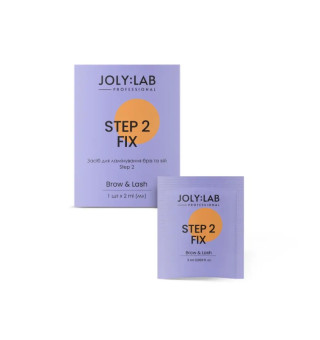 Состав для ламинирования бровей и ресниц JolyLab Step №2, 2 мл