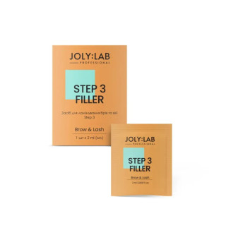 Состав для ламинирования бровей и ресниц JolyLab Step №3, 2 мл