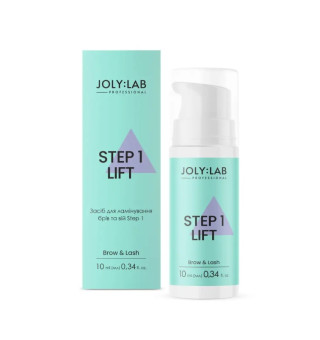 Состав для ламинирования бровей и ресниц JolyLab Step №1, 10 мл