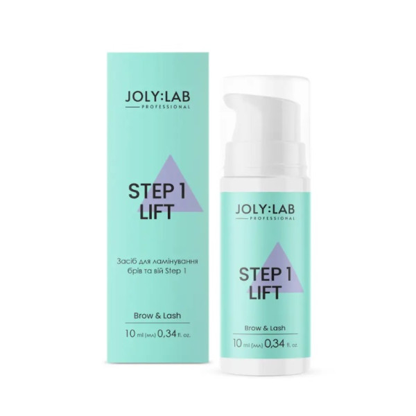 Состав для ламинирования бровей и ресниц JolyLab Step №1, 10 мл