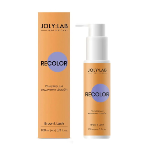 Remover for paint and henna removal JolyLab Recolor, 100 ml