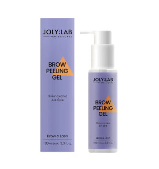 Peeling roller for eyebrows JolyLab Brow Peeling Gel, 100 ml