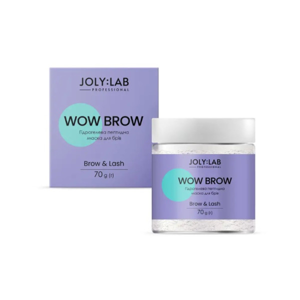 Hydrogel peptide eyebrow mask JolyLab Wow Brow, 70 g