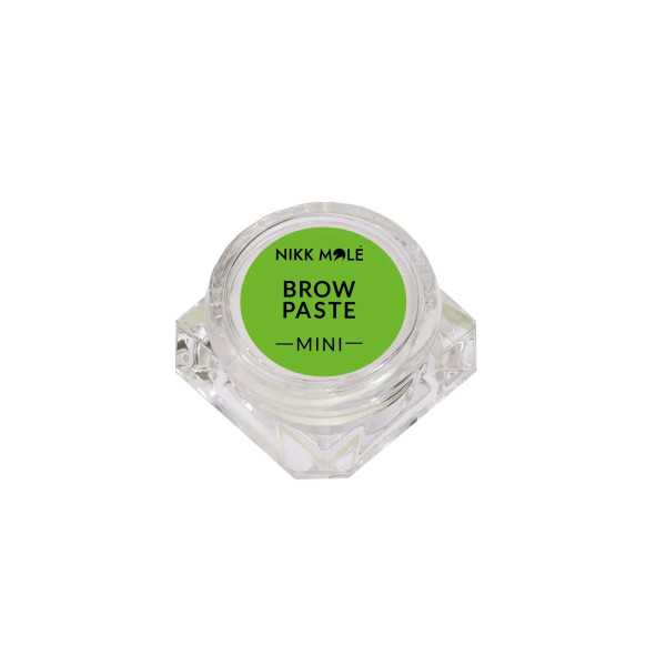 Pasta do brwi Nikk Mole mini (zielona), 3.5 g