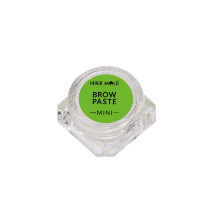 Pasta do brwi Nikk Mole mini (zielona), 3.5 g