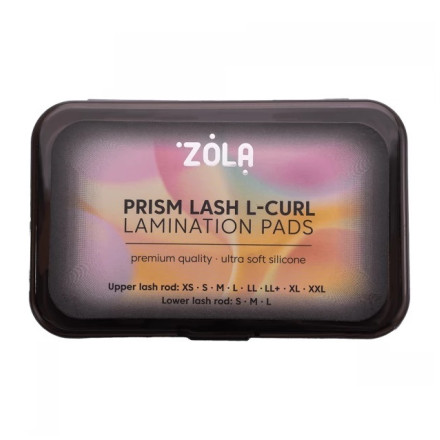 Валики для ламинирования верхних и нижних ресниц ZOLA Prism Lash L-Curl