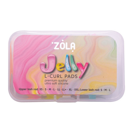 Валики для ламинирования верхних и нижних ресниц ZOLA Jelly L-Curl
