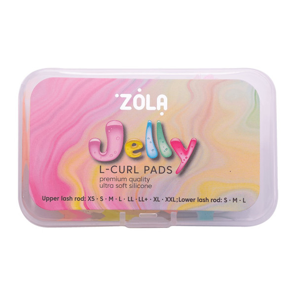 Валики для ламинирования верхних и нижних ресниц ZOLA Jelly L-Curl