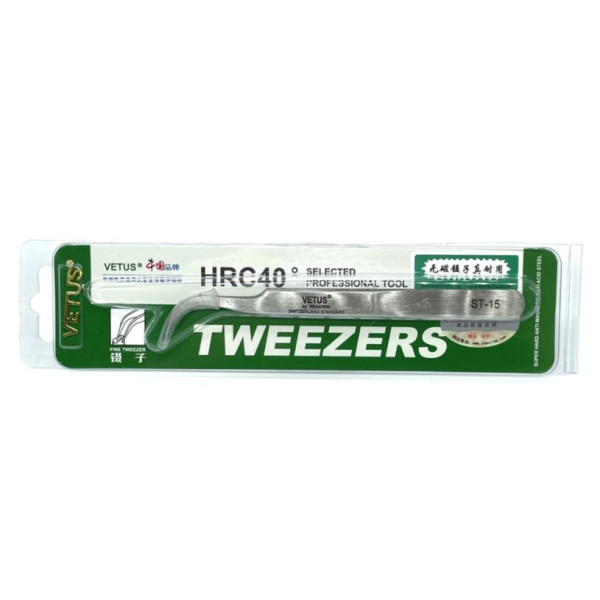 Vetus ST-15 tweezers (curved)