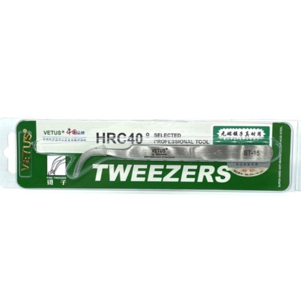 Vetus ST-15 tweezers (curved)