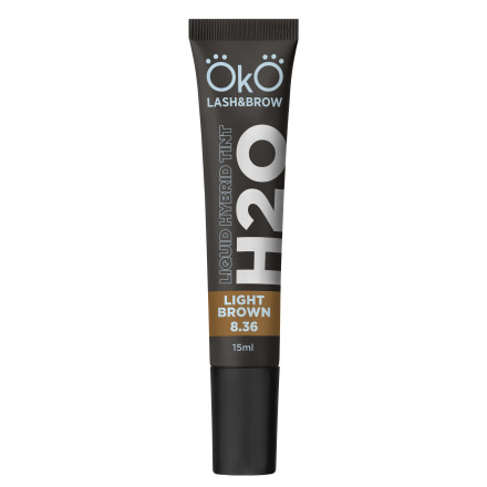 OKO Liquid Hybrid Tint H2O for eyebrows and eyelashes Light brown 8.36, 15 ml